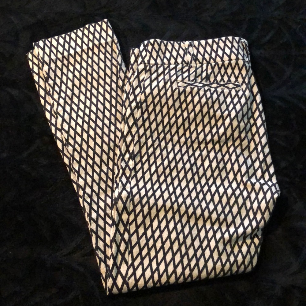 Black & white pants